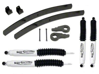 Tuff Country 2-Inch Suspension Lift Kit with Rear Add-A-Leafs; RPO Code FT (07-10 Silverado 2500 HD)