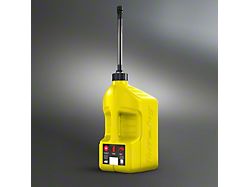 Tuff Jug 5-Gallon Jug with Auto Stop Spout and Black Storage Cap; Yellow 