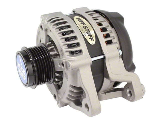 Tuff Stuff Performance Alternator with 6-Groove Pulley; 175 High Amp; Factory Cast (11-15 3.7L, 5.0L F-150)