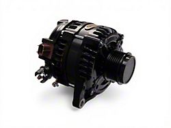 Tuff Stuff Performance Alternator with 6-Groove Pulley; 175 High Amp; Stealth Black (11-15 3.7L, 5.0L F-150)