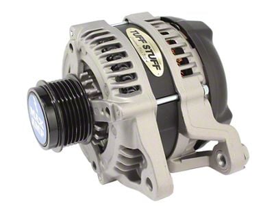 Tuff Stuff Performance Alternator with 6-Groove Pulley; 250 High AMP; Factory Cast (11-15 3.7L, 5.0L F-150)