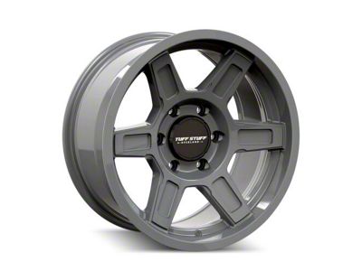 Tuff Stuff Overland Ascent Alpha Grey 6-Lug Wheel; 17x8.5; 0mm Offset (04-08 F-150)