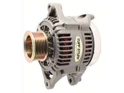 Tuff Stuff Performance Alternator with 7-Groove Pulley; 175 AMP; Factory Cast (92-96 3.9L, 5.2L Dakota)