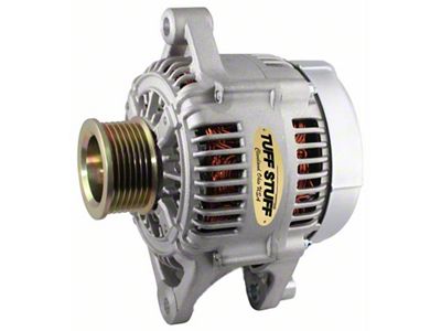 Tuff Stuff Performance Alternator with 7-Groove Pulley; 175 AMP; Factory Cast (99-01 3.9L, 5.2L, 5.9L Dakota)