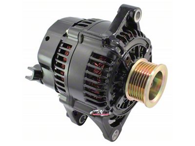 Tuff Stuff Performance Alternator with 7-Groove Pulley; 175 AMP; Stealth Black (99-01 3.9L, 5.2L, 5.9L Dakota)