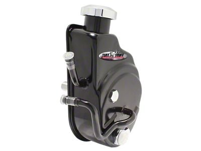Tuff Stuff Performance Saginaw Style Power Steering Pump; Stealth Black (99-06 Sierra 1500)