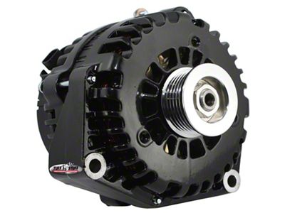 Tuff Stuff Performance Alternator with 6-Groove Pulley; 180 Amp; Stealth Black (2007 4.8L Tahoe)