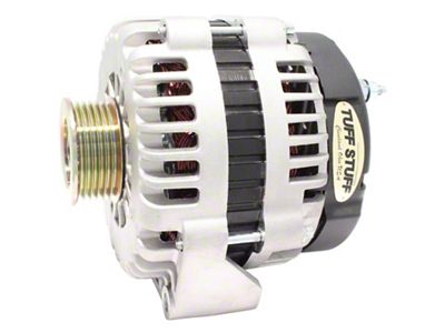 Tuff Stuff Performance Alternator with 6-Groove Pulley; 180 Amp; Factory Cast (2007 4.8L Yukon)