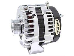 Tuff Stuff Performance Alternator with 6-Groove Pulley; 230 Amp; Polished (2007 4.8L Yukon)