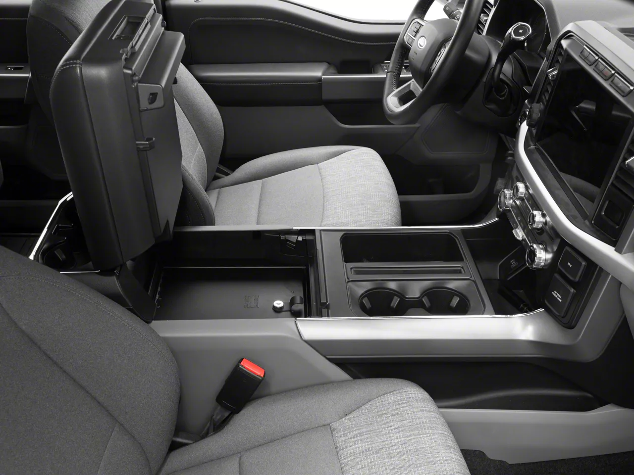 Tuffy Security Products Security Console Safe with Keyed Lock (21-24 F-150 w/ Full-Through Center Console)