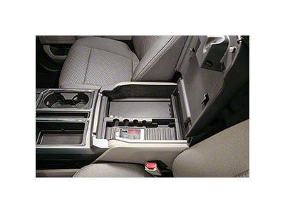 Tuffy Security Products Security Console Safe with Keyed Lock (17-22 F-350 Super Duty w/ Flow-Through Center Console)