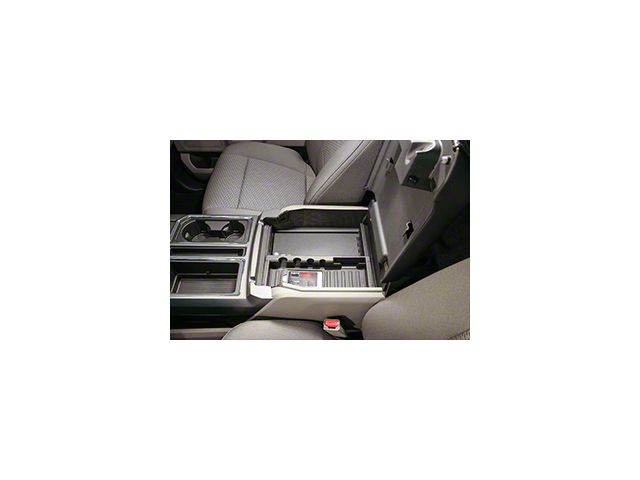 Tuffy Security Products Security Console Safe with Keyed Lock (17-22 F-350 Super Duty w/ Flow-Through Center Console)