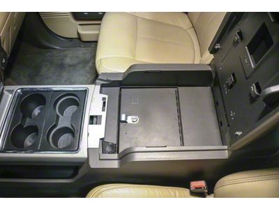 Tuffy Security Products Security Console Safe with Keyed Lock (11-16 F-350 Super Duty)