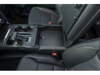 Tuffy Security Products Security Console Safe with Keyed Lock (21-24 F-350 Super Duty w/ Full-Through Center Console)