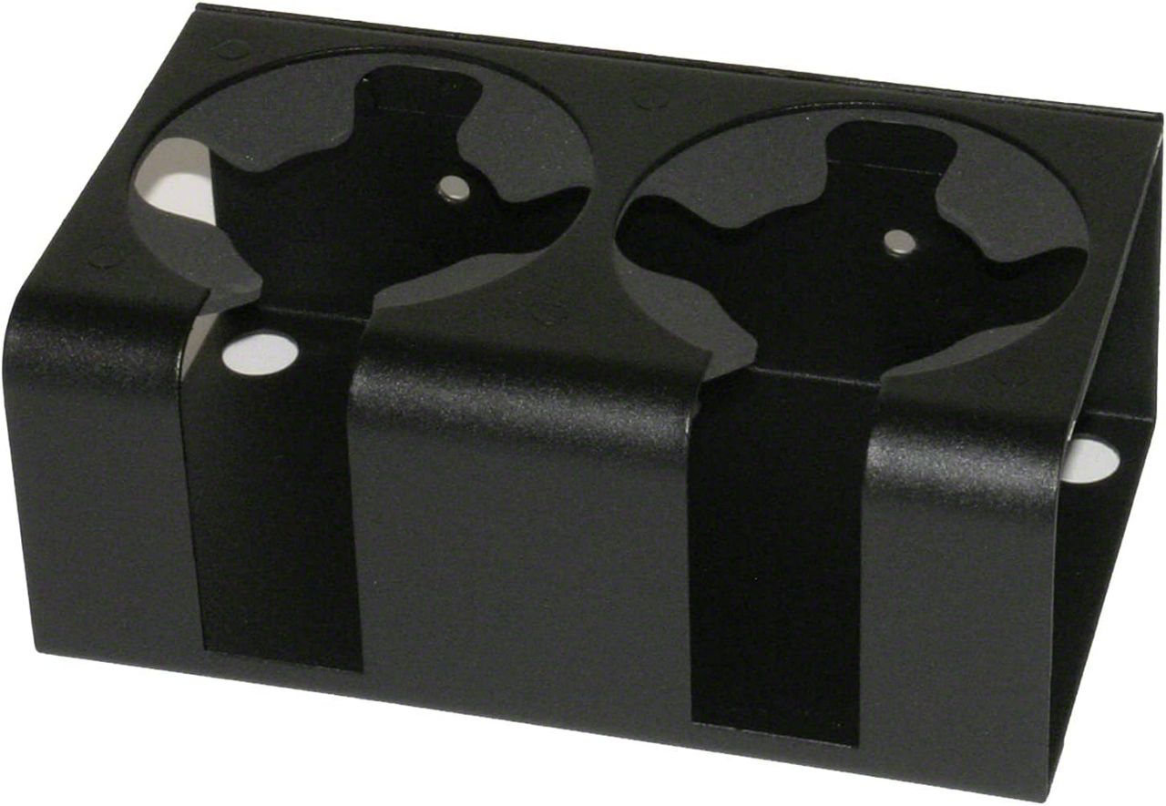 Tuffy Security Products Dual Cup Drink Holder; Black (Universal; Some Adaptation May Be Required)