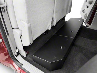 Tuffy Security Products Underseat Lockbox with Keyed Lock; Full Length (07-19 Sierra 2500 HD Crew Cab)