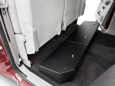 Tuffy Security Products Underseat Lockbox with Keyed Lock; Full Length (07-19 Sierra 3500 HD Crew Cab)