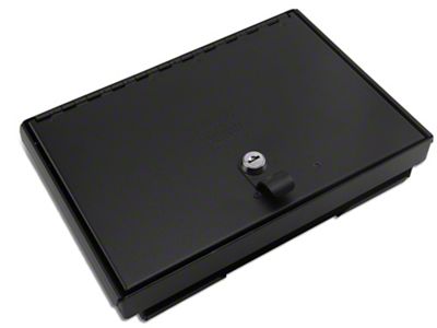 Tuffy Security Products Security Console Safe with Keyed Lock (19-25 Silverado 1500 w/ Flow-Through Center Console & w/o Wireless Charging Pad)