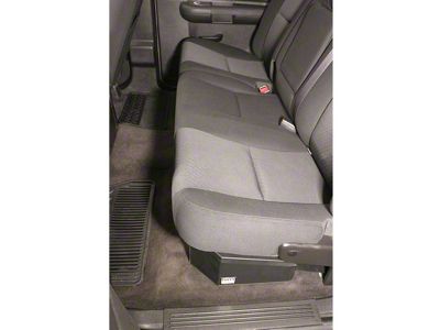 Tuffy Security Products Underseat Lockbox with Keyed Lock; Full Length (07-18 Sierra 1500 Crew Cab)