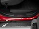 Rear Door Sill Protection with F-150 Logo; TUF-LINER Black; Black and Red (15-24 F-150 SuperCrew)