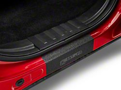Rear Door Sill Protection with F-150 Logo; TUF-LINER Black; Black and Gray (15-25 F-150 SuperCrew)