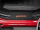 Rear Door Sill Protection with F-150 Logo; TUF-LINER Black; Red (15-24 F-150 SuperCrew)