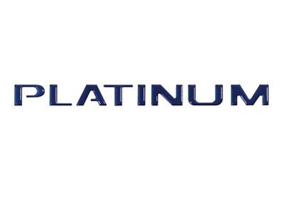 Tailgate Insert Letters; Blue Jeans (15-17 F-150 Platinum)