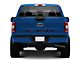 Tailgate Insert Letters; Gloss Black with Red Outline (18-20 F-150 w/o Tailgate Applique)