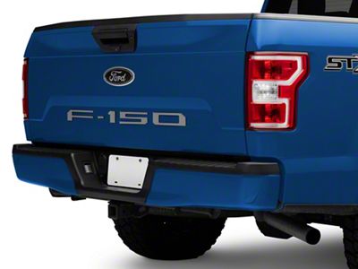 Tailgate Insert Letters; Liquid Chrome (18-20 F-150 w/o Tailgate Applique)