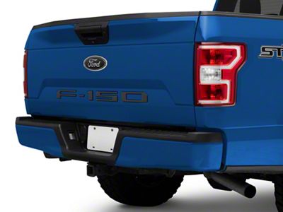 Tailgate Insert Letters; Magnetic (18-20 F-150 w/o Tailgate Applique)