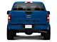 Tailgate Insert Letters; Matte Black with Red Outline (18-20 F-150 w/o Tailgate Applique)