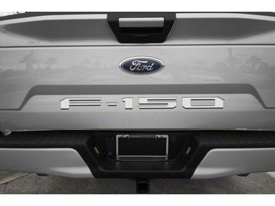 Tailgate Insert Letters; Matte White (18-20 F-150 w/o Tailgate Applique)