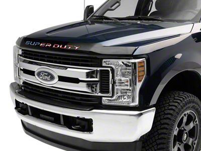 Hood Insert Letters; American Flag Edition (17-22 F-250 Super Duty)