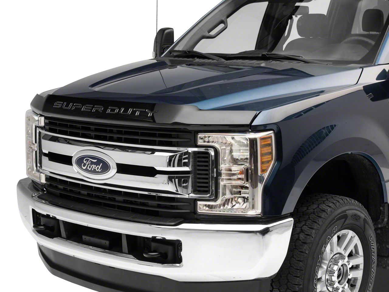 F 250 Super Duty Hood Insert Letters Matte Black 17 22 F 250 Super Duty Free Shipping