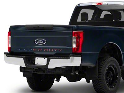 Tailgate Insert Letters; American Flag Edition (17-19 F-250 Super Duty)