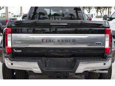 Tailgate Insert Letters; Caribou (17-19 F-250 Super Duty King Ranch)