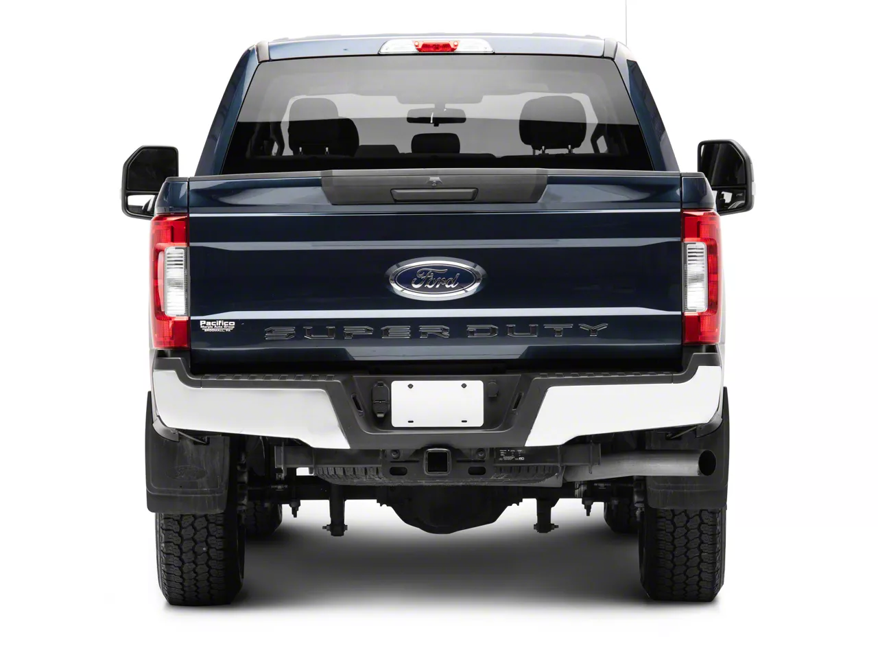 thumbnail image 2 of Matte Black Tailgate Letters Decals For 2017 Ford F250 Super Duty - Blackout Look 2 of 14