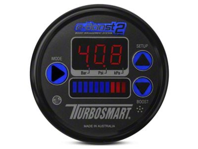 Turbosmart e-Boost2 Boost Controller; 60mm; Black (Universal; Some Adaptation May Be Required)