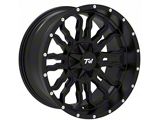 TW Offroad T8 Flame Gloss Black with Milled Spokes 6-Lug Wheel; 20x10; -12mm Offset (07-13 Silverado 1500)