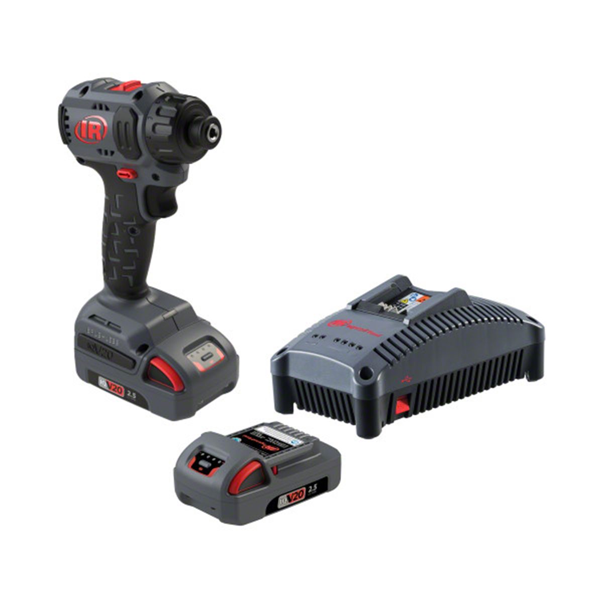 Universal AT 1/4-Inch Hex 20V Cordless Compact Screwdriver 2-Battery ...