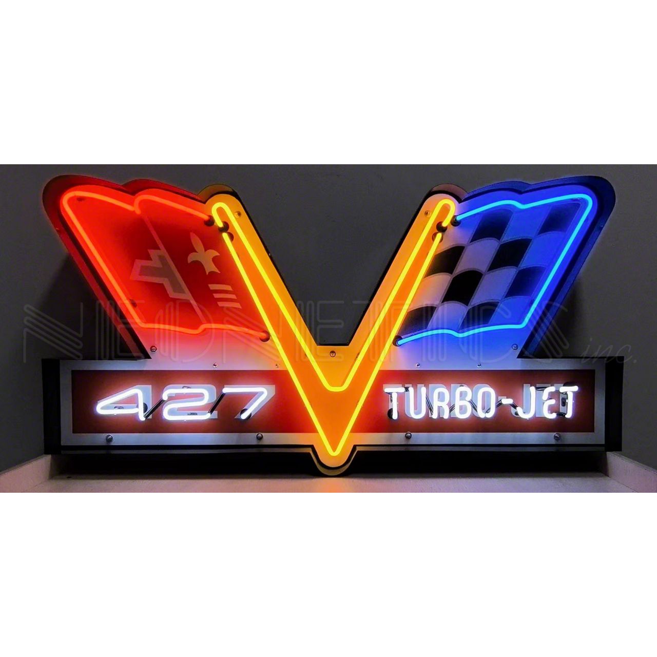 Universal AT 427 Turbo Jet Neon Sign; 48-Inch - Free Shipping