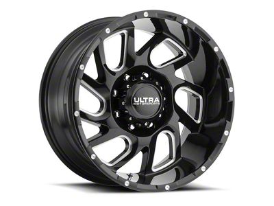 Ultra Wheels Carnage Gloss Black Milled 6-Lug Wheel; 20x10; -25mm Offset (21-24 Tahoe)