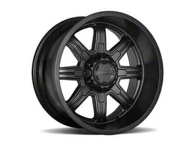 Ultra Wheels Menace Satin Black 8-Lug Wheel; 16x8; -6mm Offset (01-06 Silverado 3500 HD SRW)