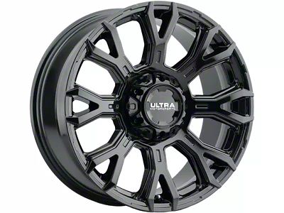 Ultra Wheels Scorpion Gloss Black 8-Lug Wheel; 20x9; 18mm Offset (03-09 RAM 3500 SRW)