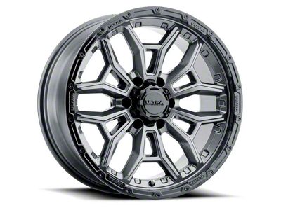 Ultra Wheels Warmonger 6 Gloss Anthracite 6-Lug Wheel; 17x9; -12mm Offset (07-13 Sierra 1500)