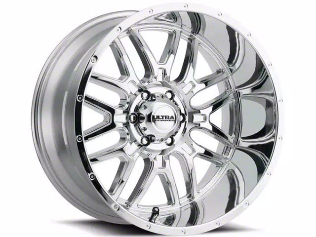 Ultra Wheels Hunter Chrome 8-Lug Wheel; 18x9; 12mm Offset (11-14 Sierra 2500 HD)