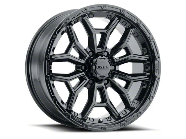 Ultra Wheels Warmonger 6 Gloss Black 6-Lug Wheel; 17x9; -12mm Offset (07-14 Tahoe)