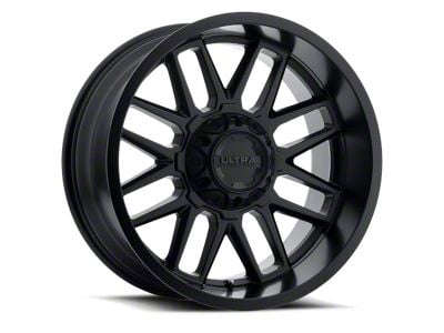 Ultra Wheels Butcher Satin Black 8-Lug Wheel; 20x9; -12mm Offset (08-10 F-250 Super Duty)