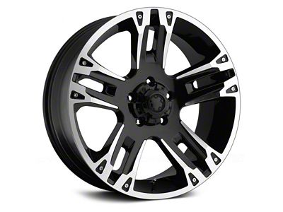 Ultra Wheels Maverick Gloss Black with Diamond Cut Accents 8-Lug Wheel; 17x8; 20mm Offset (08-10 F-250 Super Duty)