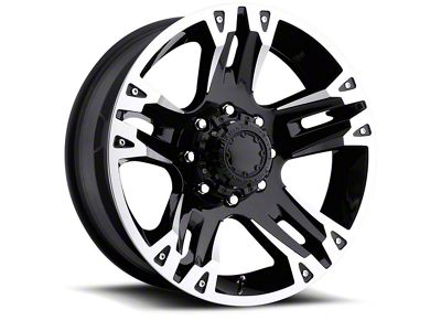 Ultra Wheels Maverick Gloss Black Machined 6-Lug Wheel; 18x9; 25mm Offset (09-14 F-150)